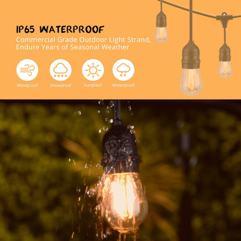 Copy of 49Ft LED Outdoor String Lights